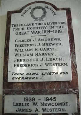 Brampford Speke War Memorial