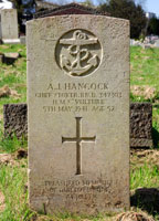 Gravestone of Albert Hancock